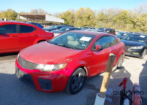 2010 Kia Forte Koup Ex from USA, damaged, VIN KNAFU6A27A5248409